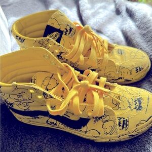 Vans peanut edition. Charlie Brown Hi Top Size 7 W brand new inbox never worn